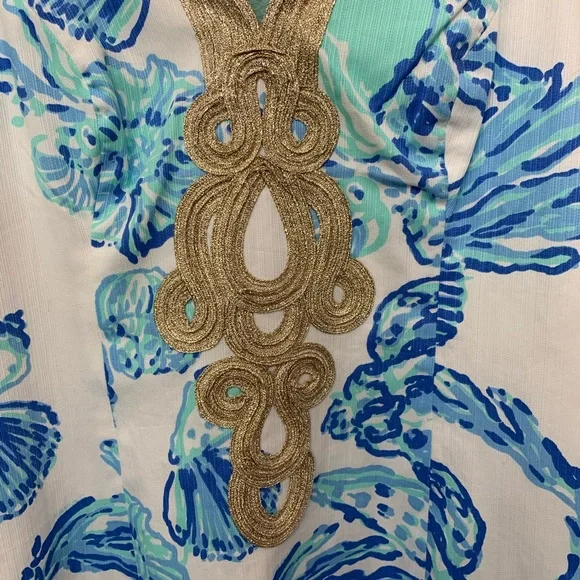 Lily Pulitzer Emery Shift Dress in Barefoot Princess in Resort White Size 4 - Picture 11 of 15